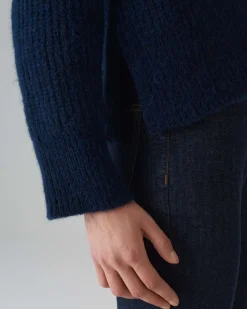 Outlet Grobstrickpullover POLONDA Regular mit Wolle Strick