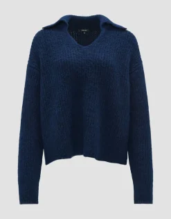 Outlet Grobstrickpullover POLONDA Regular mit Wolle Strick