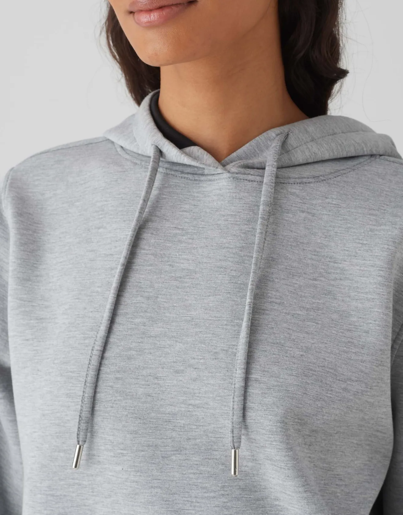 Outlet Hoodie GISSI Loose aus weichem Viskose Mix Sweat