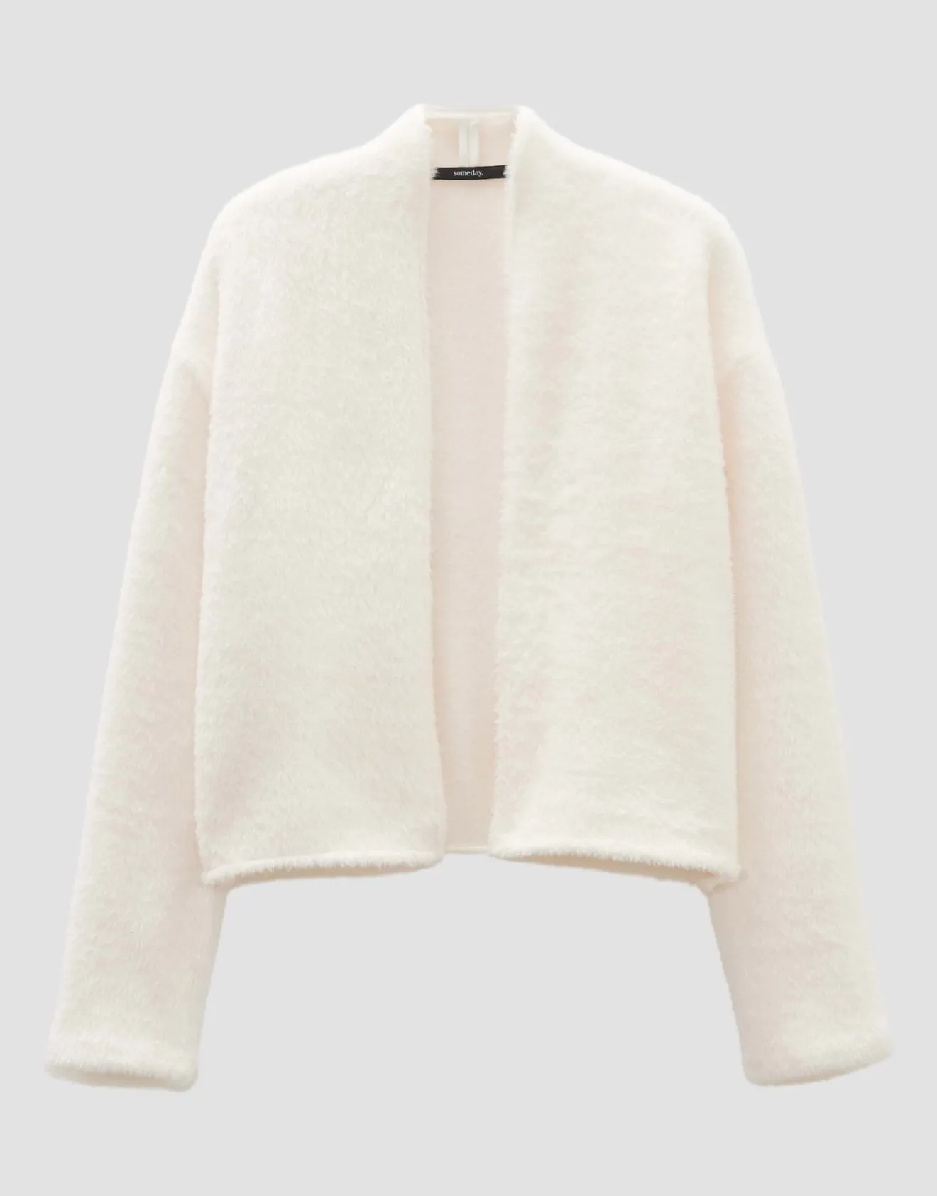 Store Jacke UMARLIE Loose in Fake Fur Optik Sweat