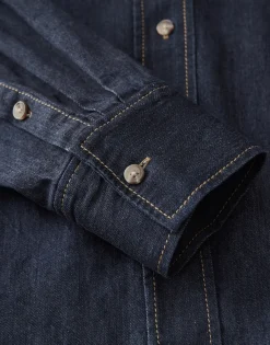 Store Jeansbluse FARILLA Boxy Fit mit abnehmbarer Schluppe Blusen