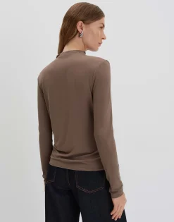 Online Jerseyshirt KARINN Slim aus nachhaltigem Viskose Mix Basics