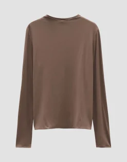 Online Jerseyshirt KARINN Slim aus nachhaltigem Viskose Mix Basics