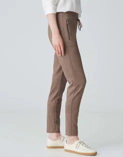Online Jogpants ELVINA CARGO Slim in Veloursleder-Optik Hosen