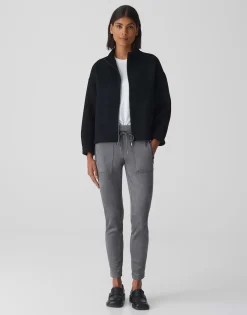 Cheap Jogpants ELVINA CARGO Slim in Veloursleder-Optik Hosen
