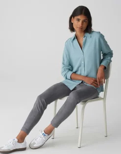 Cheap Jogpants ELVINA CARGO Slim in Veloursleder-Optik Hosen