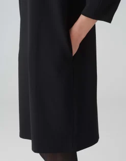 Store Kleid WABYNA Regular aus elastischem Krepp-Jersey Kleider