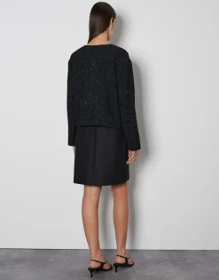 Hot Kurze Blazerjacke NERCI Loose mit Glitzer Effekt Blazer & Westen