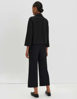 Hot Kurzer Blazer NANAMI DETAIl Loose aus Viskose Mix Blazer & Westen