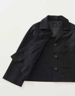 Hot Kurzer Blazer NANAMI DETAIl Loose aus Viskose Mix Blazer & Westen