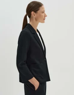Flash Sale Kurzer Blazer NUSALIA Regular aus Twill Jersey Blazer & Westen