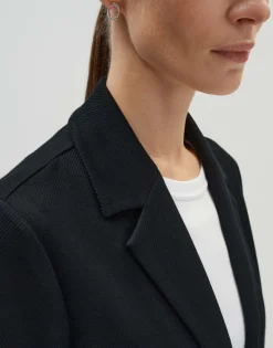 Flash Sale Kurzer Blazer NUSALIA Regular aus Twill Jersey Blazer & Westen