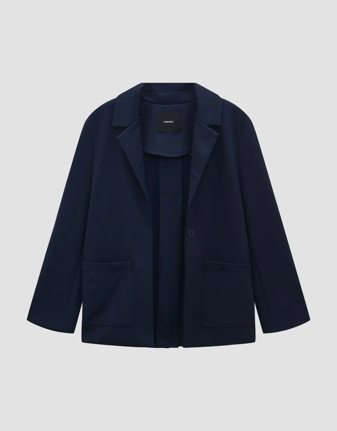 Clearance Kurzer Blazer NUSALIA Regular aus Twill Jersey Blazer & Westen