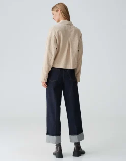 Shop Kurzjacke HENNJA Boxy Fit aus weichem Cord Jacken & Mäntel|Blazer & Westen