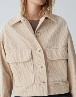 Shop Kurzjacke HENNJA Boxy Fit aus weichem Cord Jacken & Mäntel|Blazer & Westen