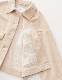 Shop Kurzjacke HENNJA Boxy Fit aus weichem Cord Jacken & Mäntel|Blazer & Westen