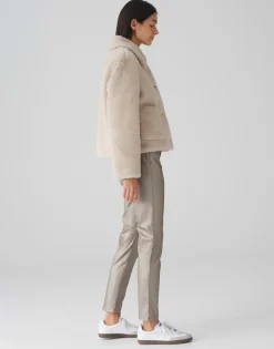 Cheap Kurzjacke HERRISA Loose aus Fellimitat Jacken & Mäntel