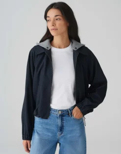Discount Kurzjacke HILMU Regular aus Twill-Ware Jacken & Mäntel