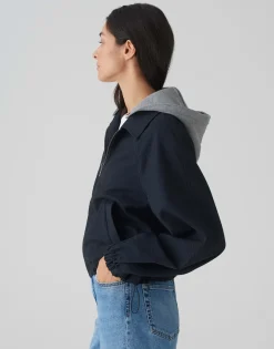 Discount Kurzjacke HILMU Regular aus Twill-Ware Jacken & Mäntel