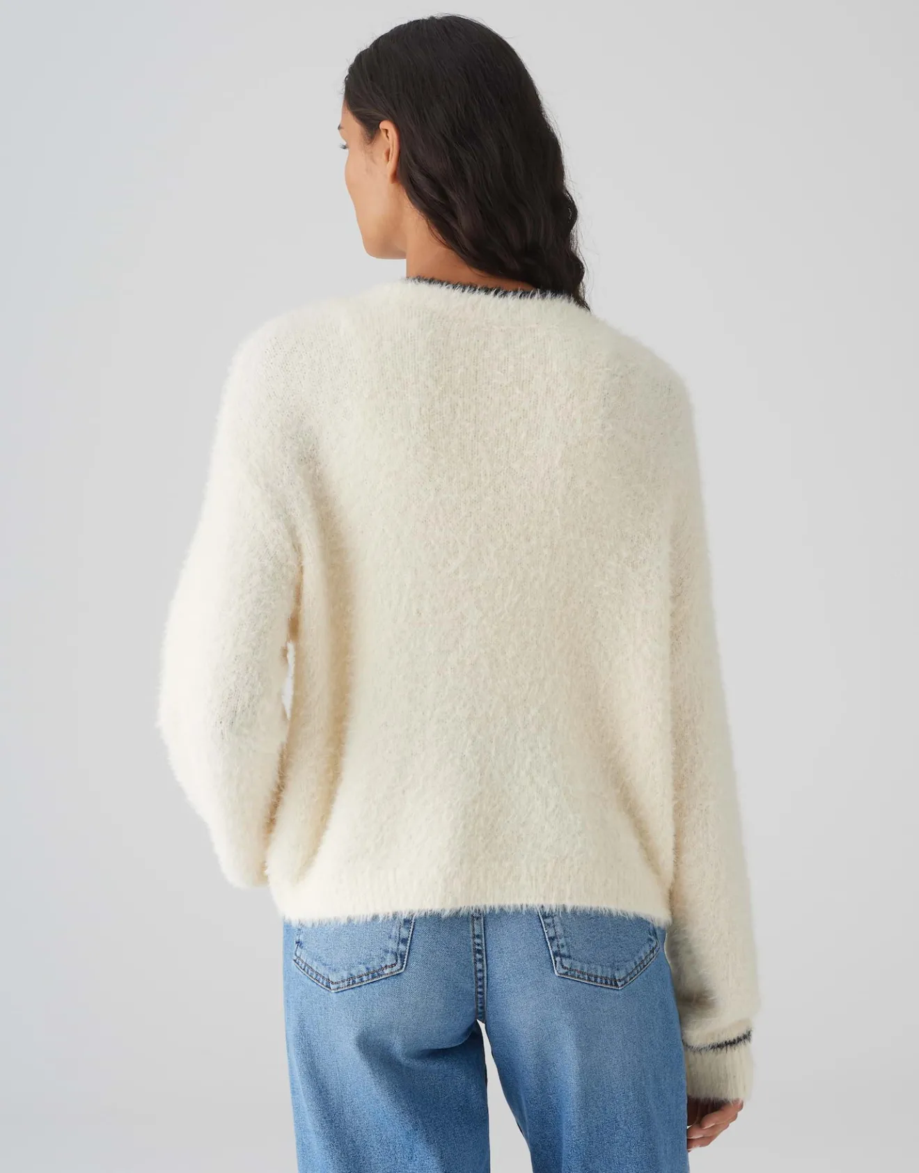 Online Kuscheliger Cardigan DIPINGA Loose mit Wolle Strick