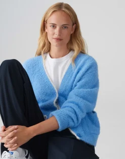 Outlet Kuscheliger Cardigan DIPINGA Loose mit Wolle Strick
