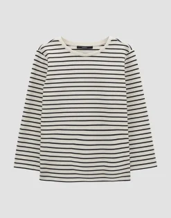 Outlet Langarmshirt KELIA Regular aus Baumwollmix Basics|Shirts