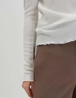 Shop Langarmshirt KELONI Slim aus Kreppstoff Shirts
