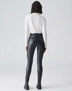 Outlet Leggings ELYSSA Slim in Leder Optik Hosen