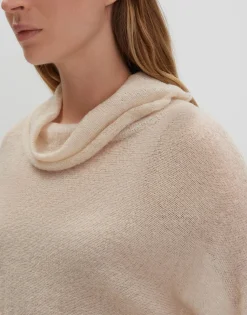 New Leichter Strickpullover TIJANA Loose mit Alpakawolle Strick