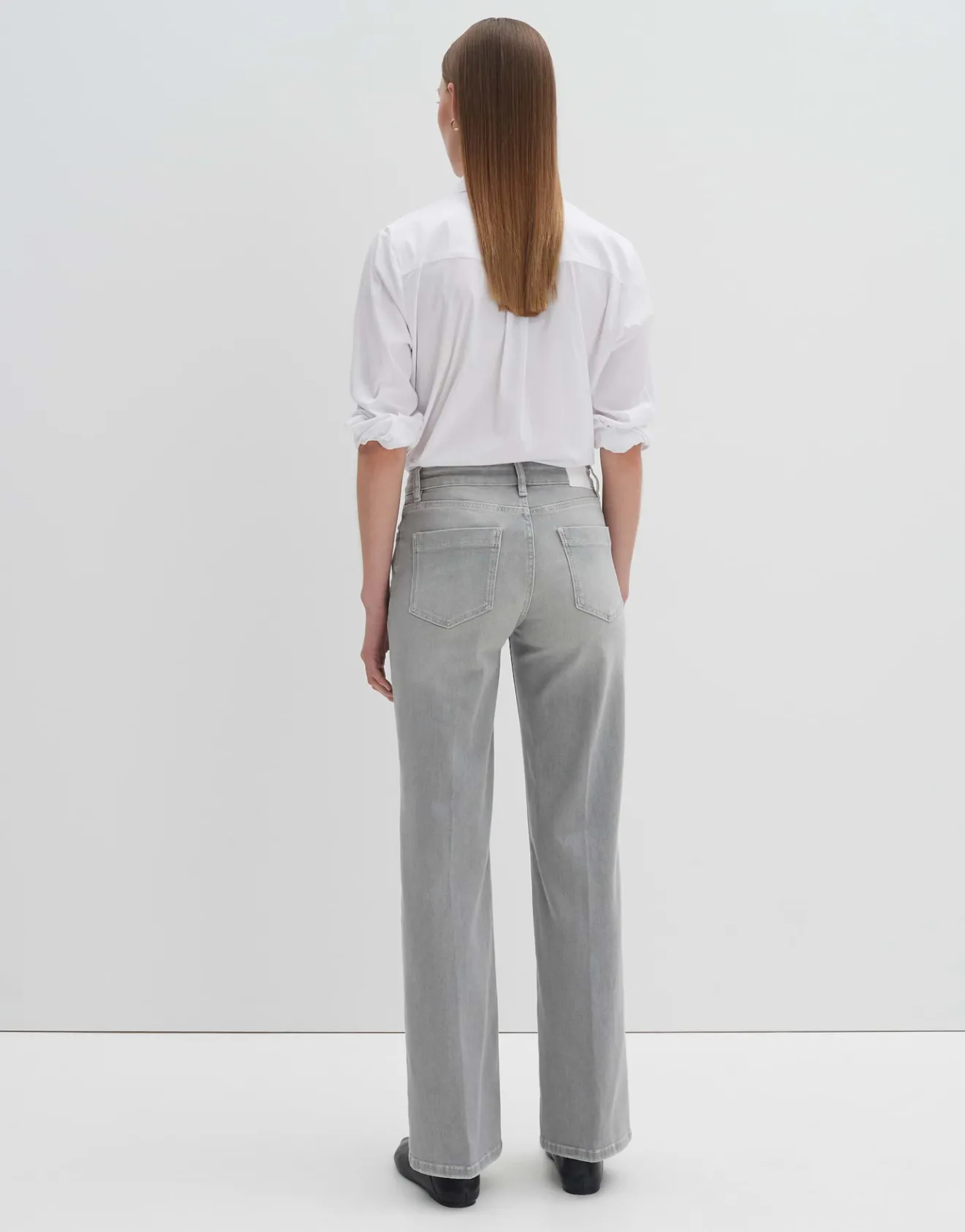 Sale Long Flared Denim CARIE LINE Mid Rise mit Biese Jeans