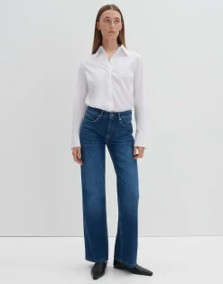 Fashion Long Flared Jeans CARIE ICONIC Mid Rise aus nachhaltigem Baumwoll Mix Jeans