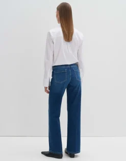 Fashion Long Flared Jeans CARIE ICONIC Mid Rise aus nachhaltigem Baumwoll Mix Jeans