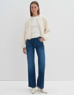 Fashion Long Flared Jeans CARIE ICONIC Mid Rise aus nachhaltigem Baumwoll Mix Jeans