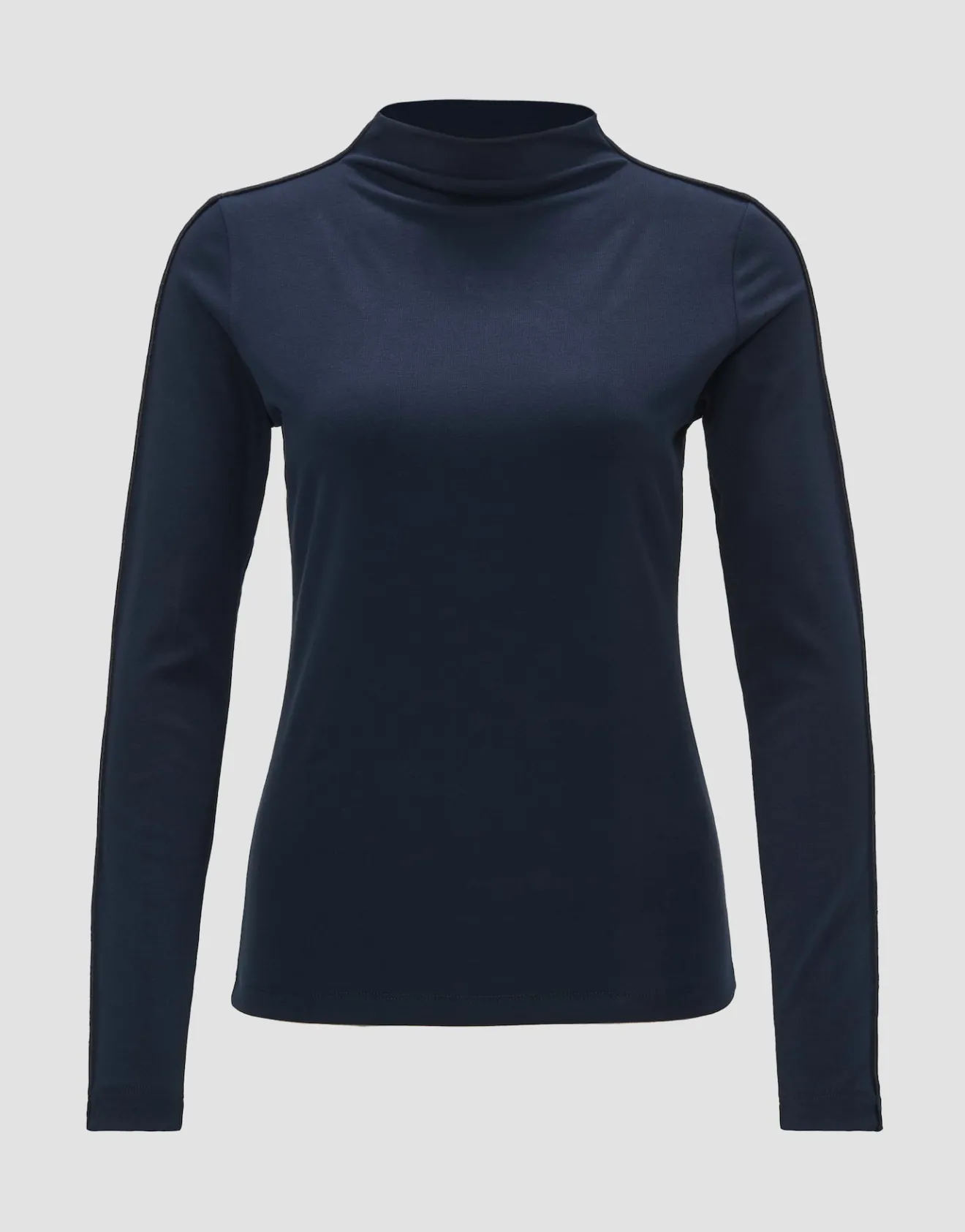 Store Longsleeve SALIMAS Slim aus feinem Ripp-Jersey Shirts