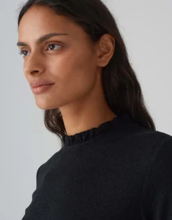 Online Longsleeve SANBA Slim aus schimmerndem Jersey Shirts