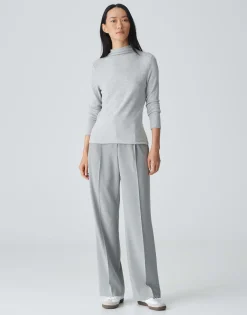 Best Sale Longsleeve SASEMIN Slim aus weichem Feinstrick Basics|Shirts