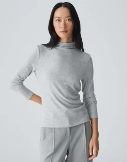 Best Sale Longsleeve SASEMIN Slim aus weichem Feinstrick Basics|Shirts