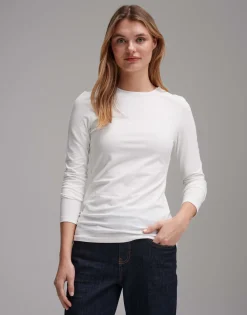 Online Longsleeve SMILLA Slim aus Jersey Basics|Shirts