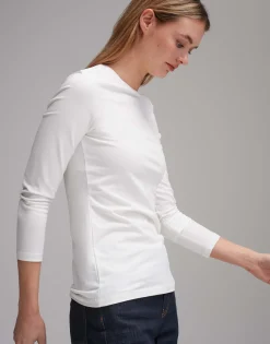 Online Longsleeve SMILLA Slim aus Jersey Basics|Shirts