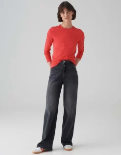 Discount Longsleeve SMILLA Slim aus Jersey Basics|Shirts