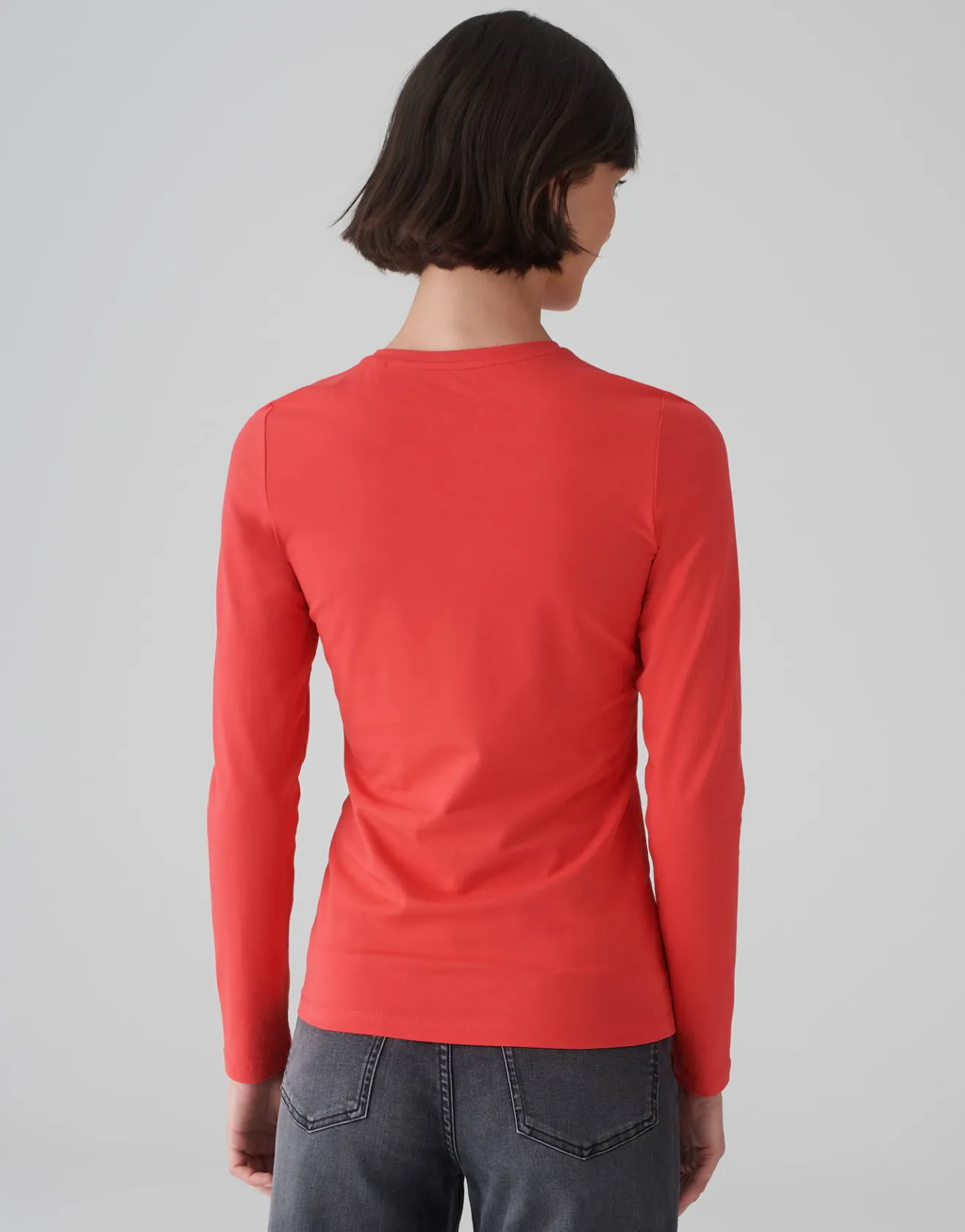 Discount Longsleeve SMILLA Slim aus Jersey Basics|Shirts