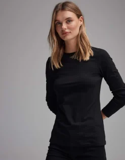 Clearance Longsleeve SMILLA Slim aus Jersey Basics|Shirts