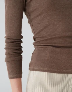 Fashion Longsleeve SORANA Slim aus BCI Cotton Mix Basics|Shirts