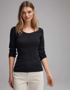 New Longsleeve SORANA Slim aus BCI Cotton Mix Basics|Shirts