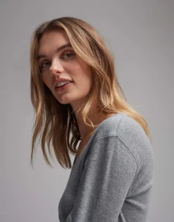 Sale Longsleeve SORANA Slim aus BCI Cotton Mix Basics|Shirts