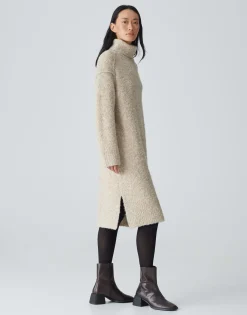 Discount Midikleid WASTELLE Regular in Bouclé Optik Strick|Kleider