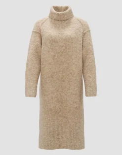 Discount Midikleid WASTELLE Regular in Bouclé Optik Strick|Kleider