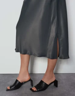 Cheap Midirock ODINI PURE aus Satin Röcke