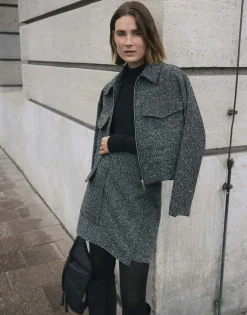 Best Sale Minirock ROANI BOUCLE A-Linie in Wickel Optik Röcke