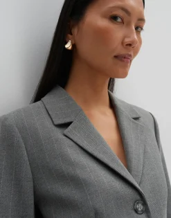Flash Sale Nadelstreifenblazer NILO Regular aus Viskose Mix Blazer & Westen